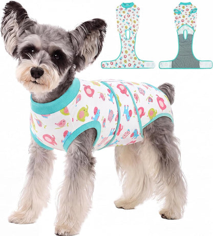 Female Dog Recovery Suit — Post-Spay & Surgery Coverage, Soft & Breathable (XS–2XL)