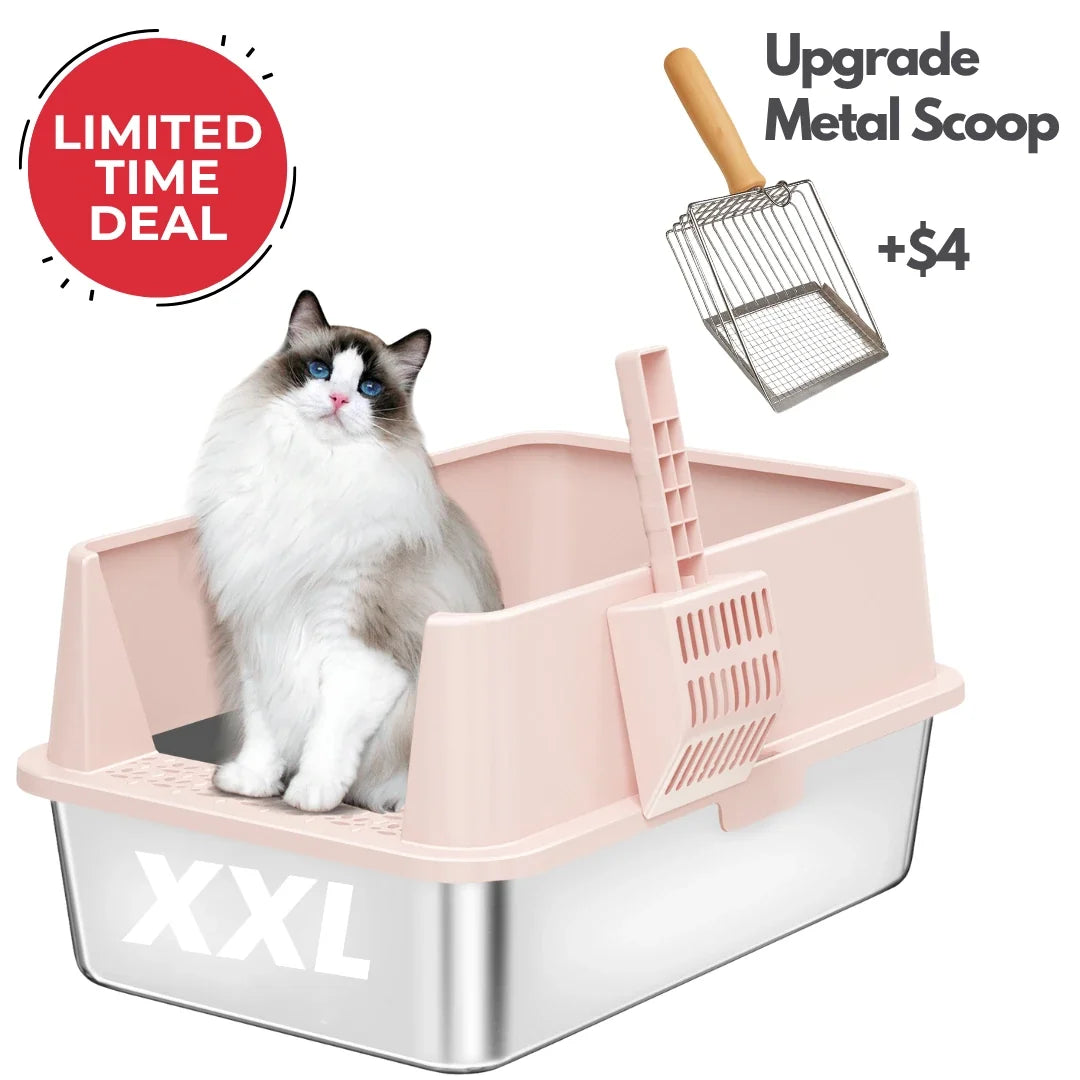 Stainless Steel Cat Litter Box