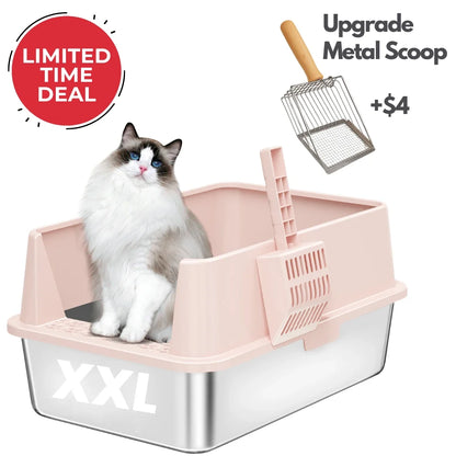 Stainless Steel Cat Litter Box
