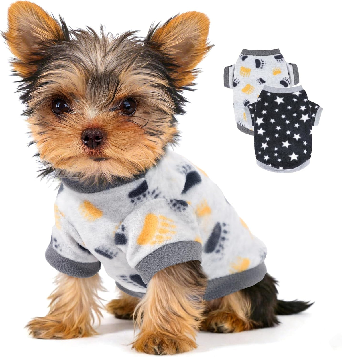 2-Pack Fleece Dog Sweaters