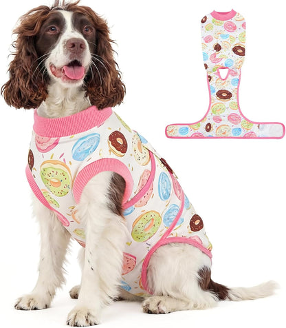 Dog Recovery Suit — Post-Surgery Coverage for Male & Female Dogs, Soft & Stretchy (XS–2XL)