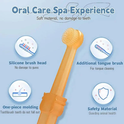 Dog Cat Soft Toothbrush