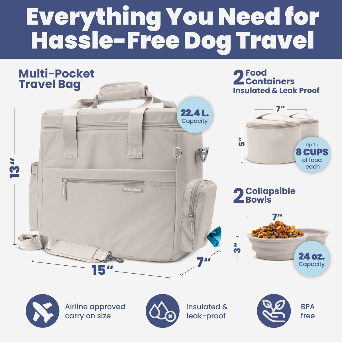 Dog Travel Bag