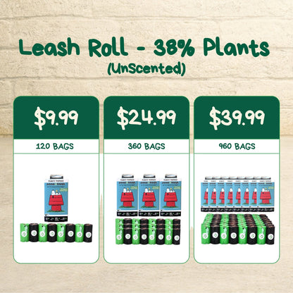 Leash Roll Poop Bags