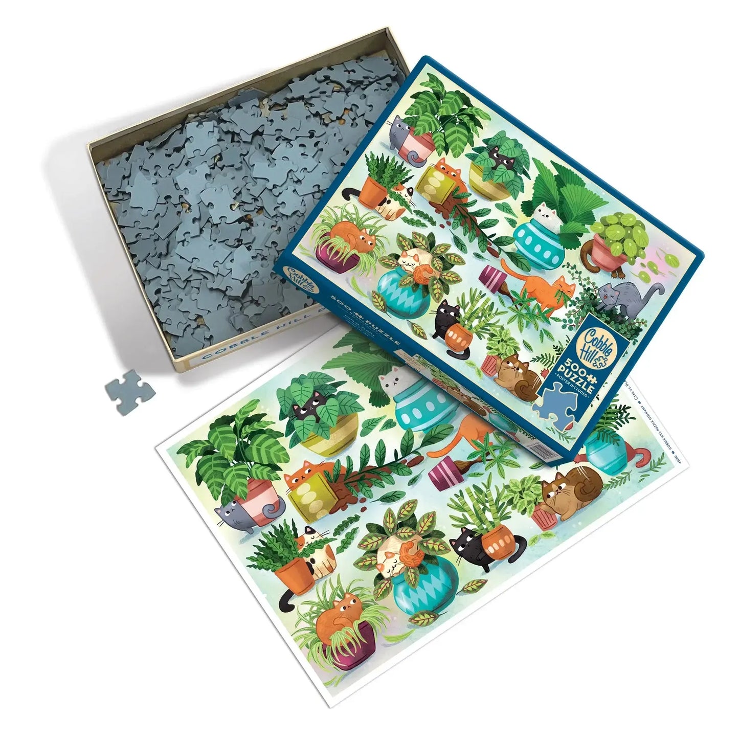 Cats vs Plants Jigsaw Puzzle