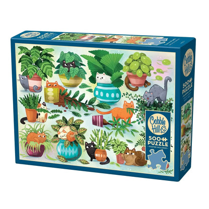 Cats vs Plants Jigsaw Puzzle