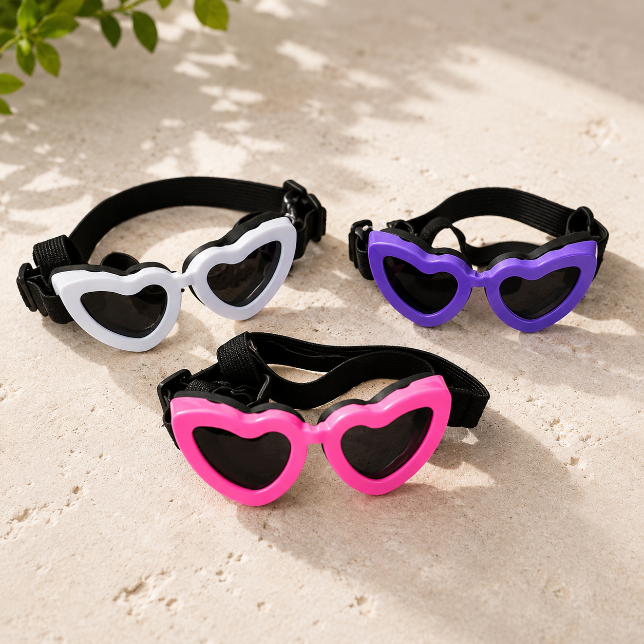 Heart-Shaped Pet Sunglasses
