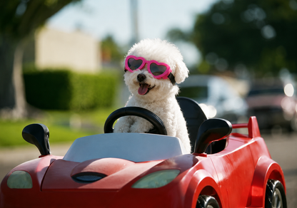 Heart-Shaped Pet Sunglasses