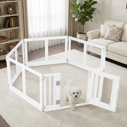 Clear Dog Playpen