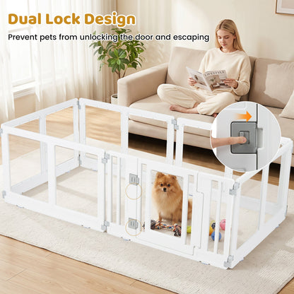 Clear Dog Playpen