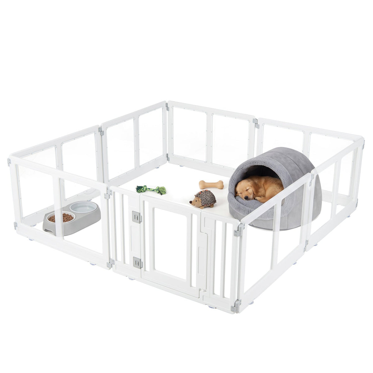 Clear Dog Playpen