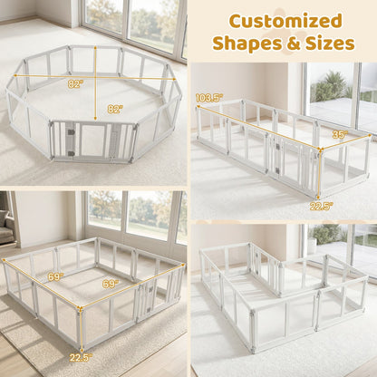 Clear Dog Playpen