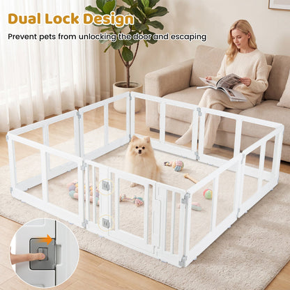 Clear Dog Playpen