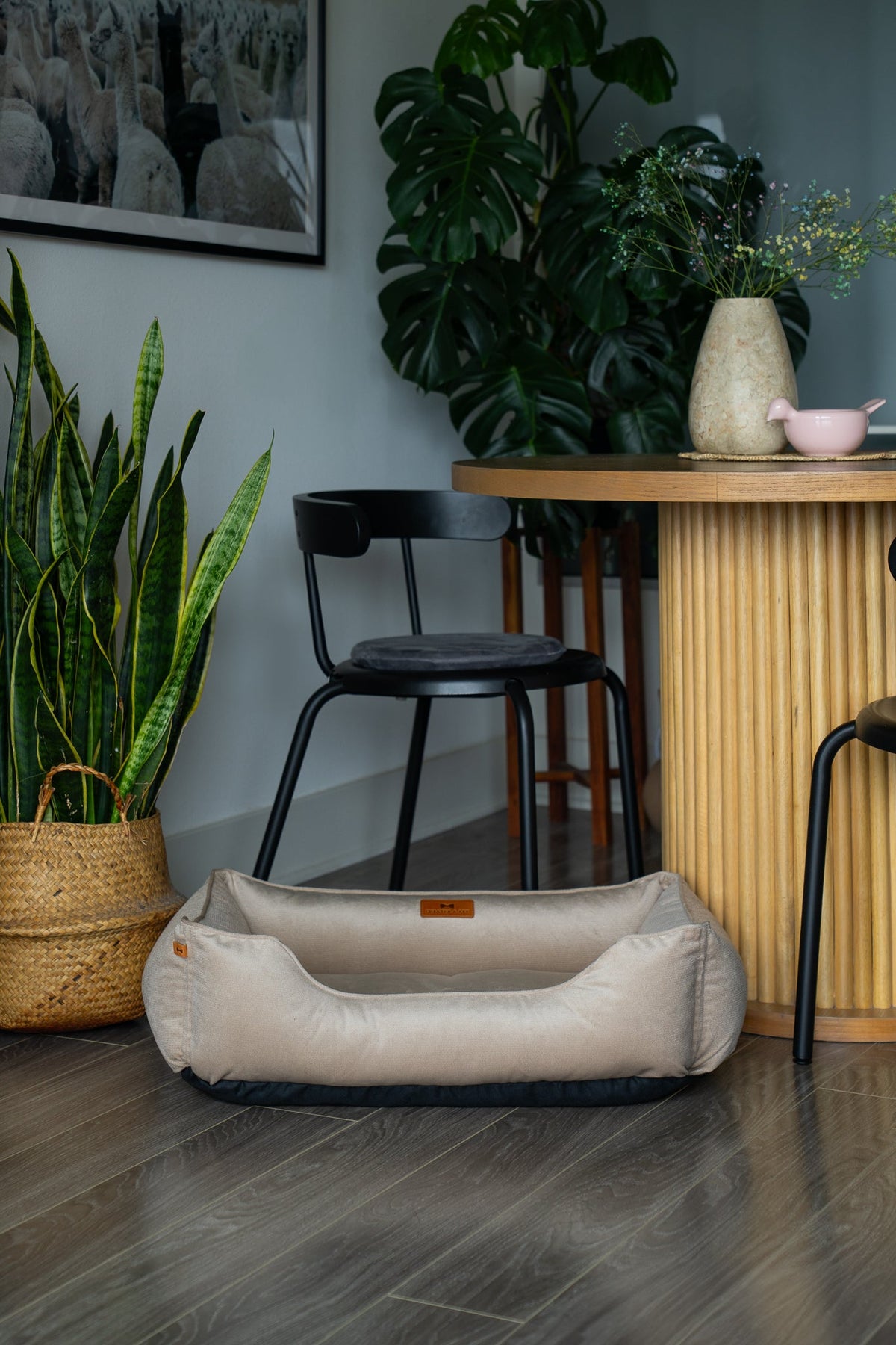 Dog Bed Beige