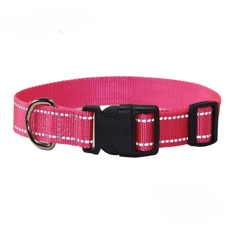 Nylon Dog Collar and Leash Set