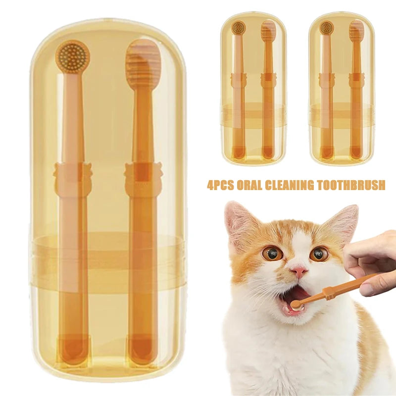 Dog Cat Soft Toothbrush