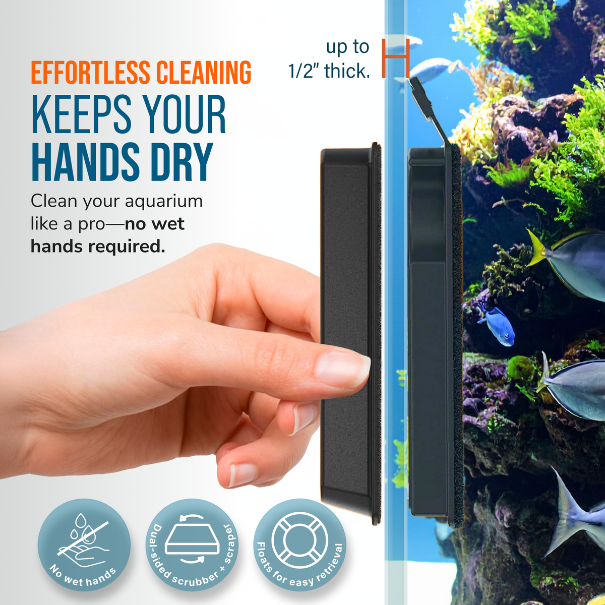 Magnetic Aquarium Algae Cleaner