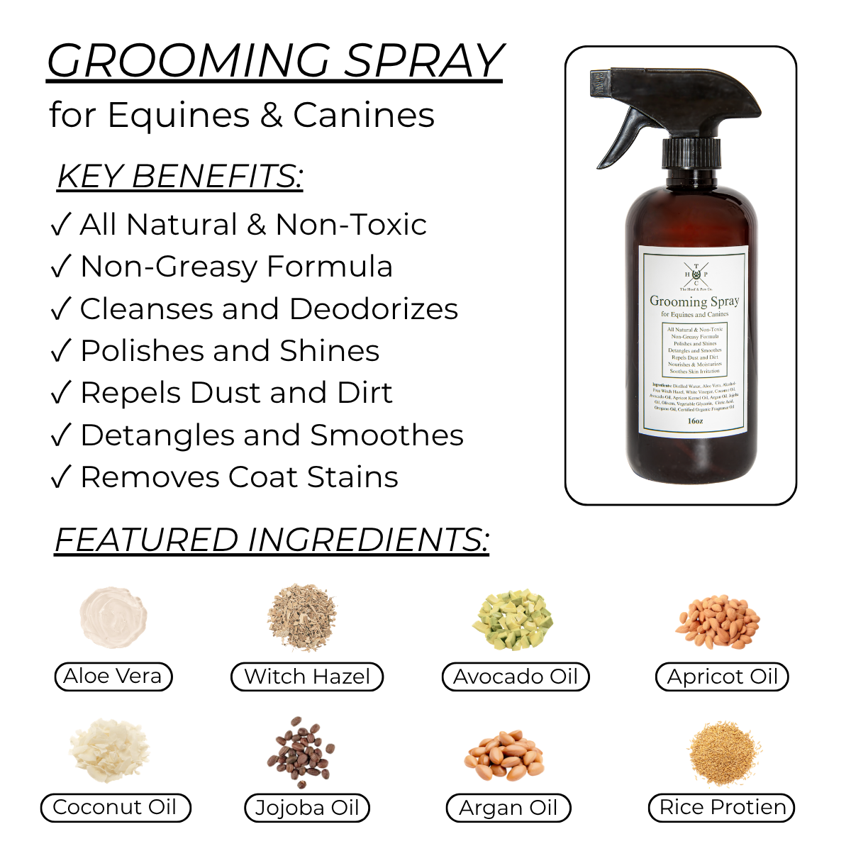 Animal Grooming Spray