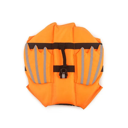 Dragon Wing Dog Life Jacket - Triple Reflective Strips, Foam Buoyancy Panels, Rescue Handle, XS–XXL, Blue Pink Orange