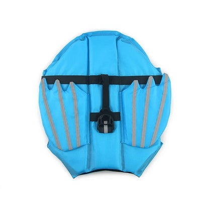 Dragon Wing Dog Life Jacket - Triple Reflective Strips, Foam Buoyancy Panels, Rescue Handle, XS–XXL, Blue Pink Orange