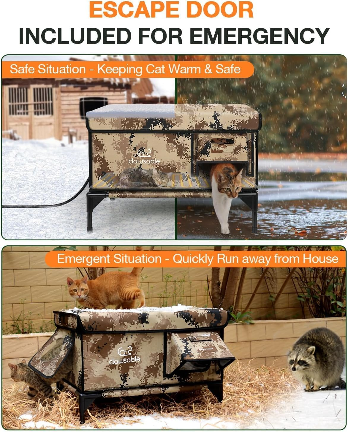 Heated Outdoor Cat House