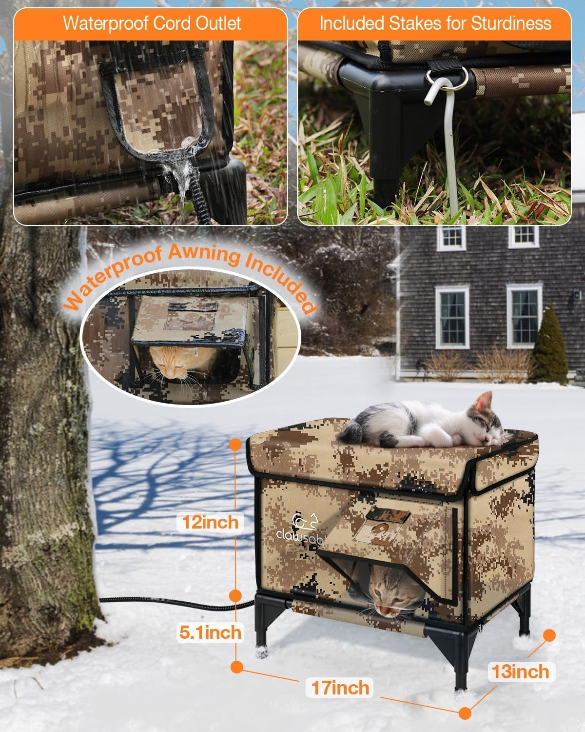 Heated Outdoor Cat House