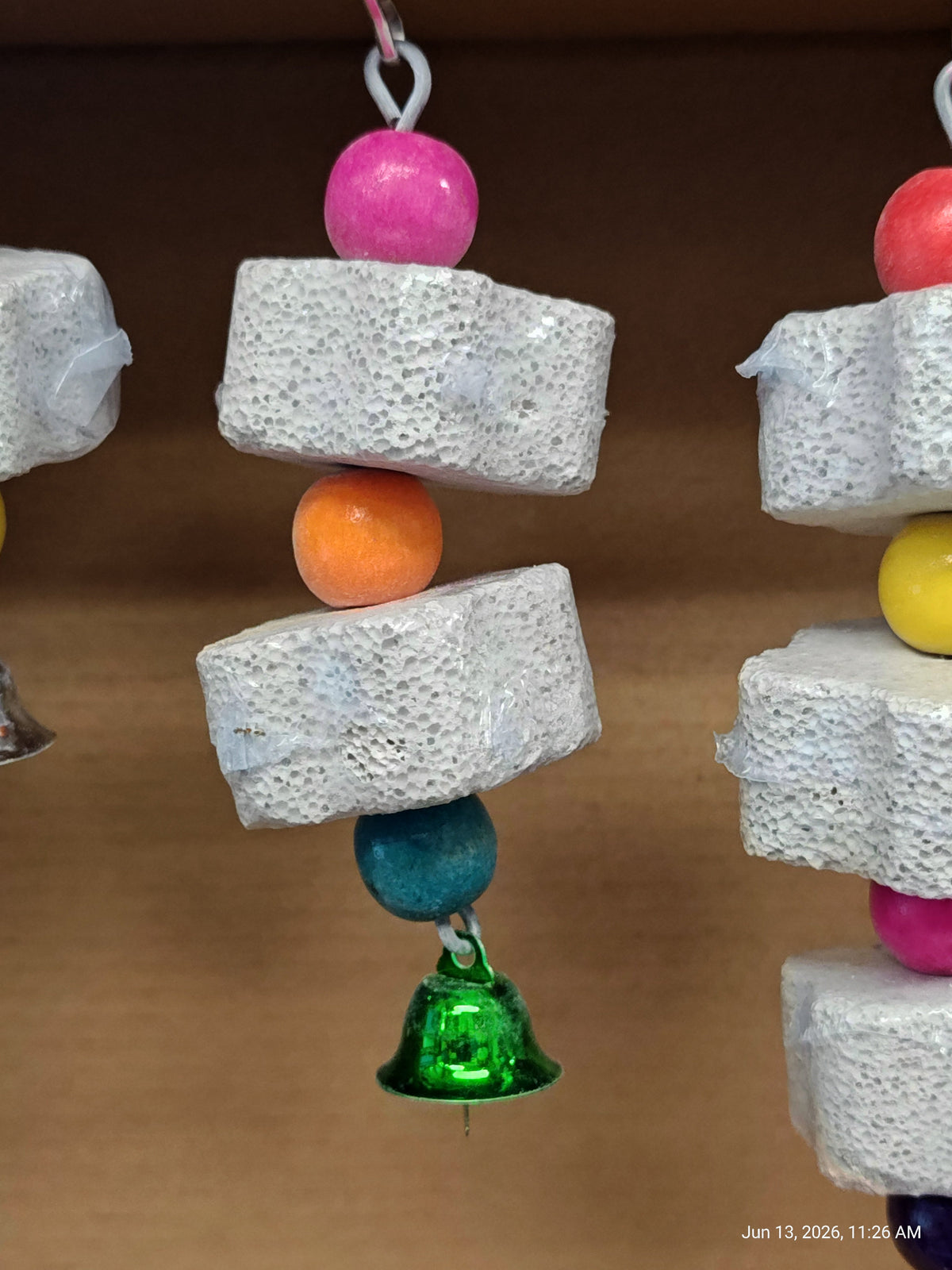 Flower Pumice Hanging Chew Toys