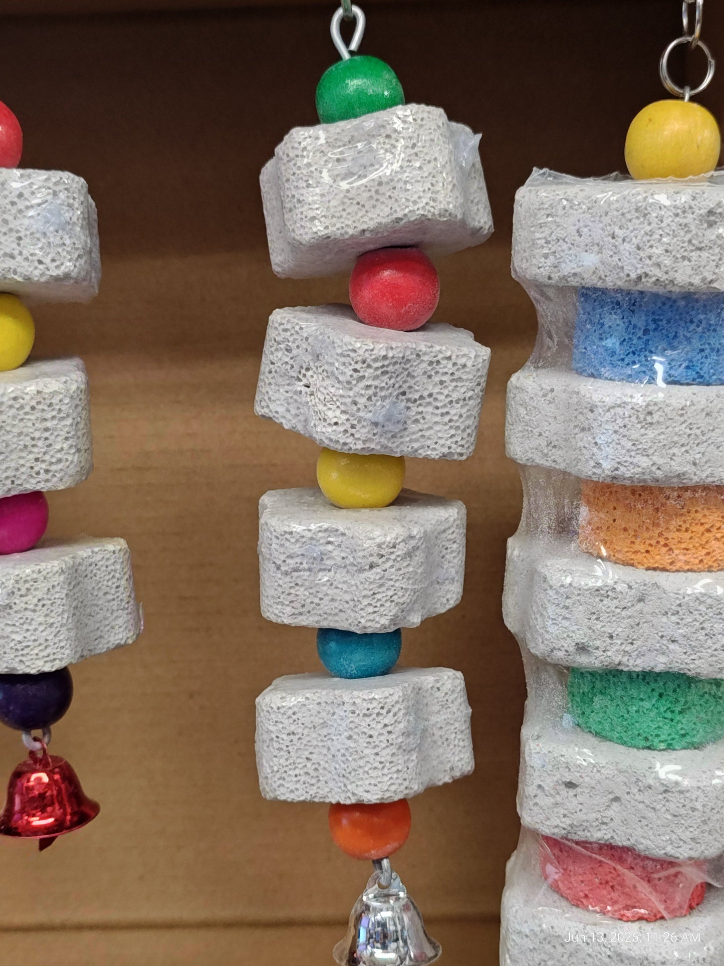 Flower Pumice Hanging Chew Toys