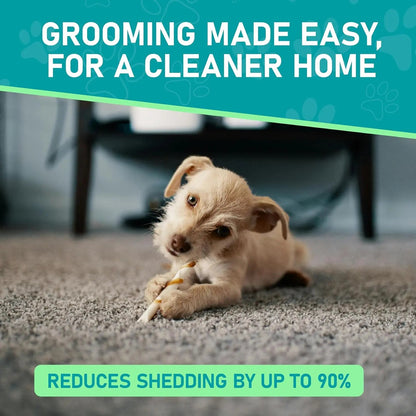 Dual-Sided Pet Grooming Rake