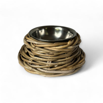Rattan Pet Bowl