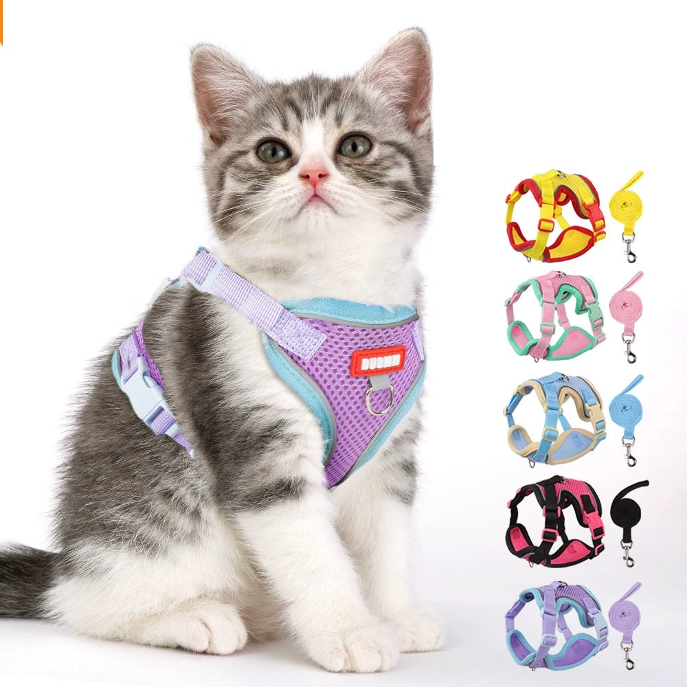 Pet Harness and Leash Set
