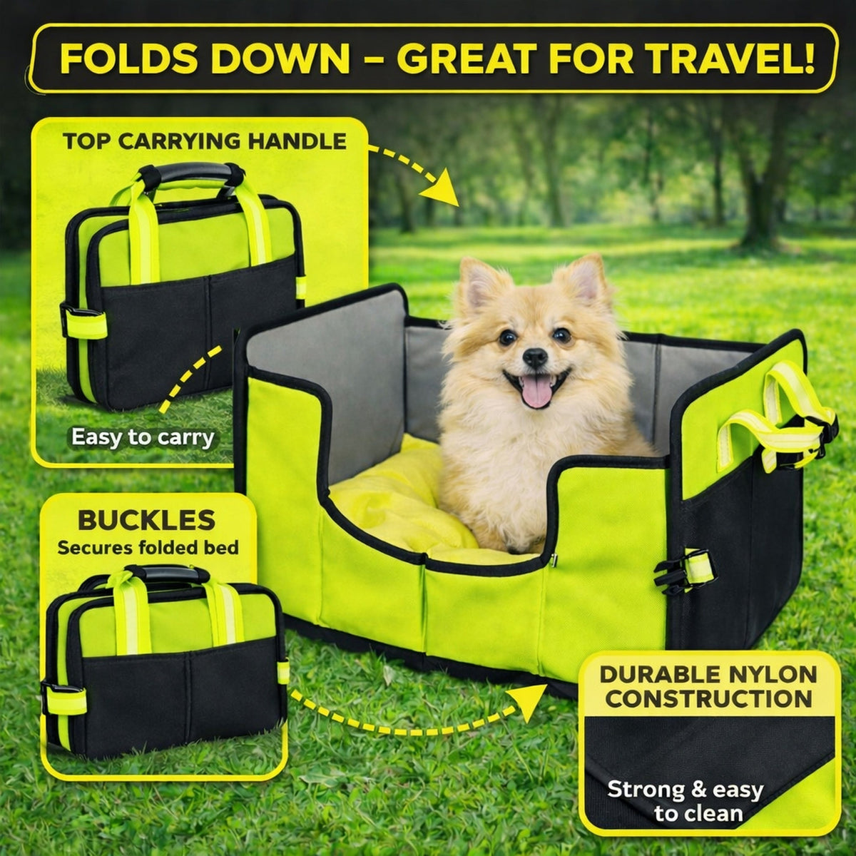 Travel Cat and Dog Bed