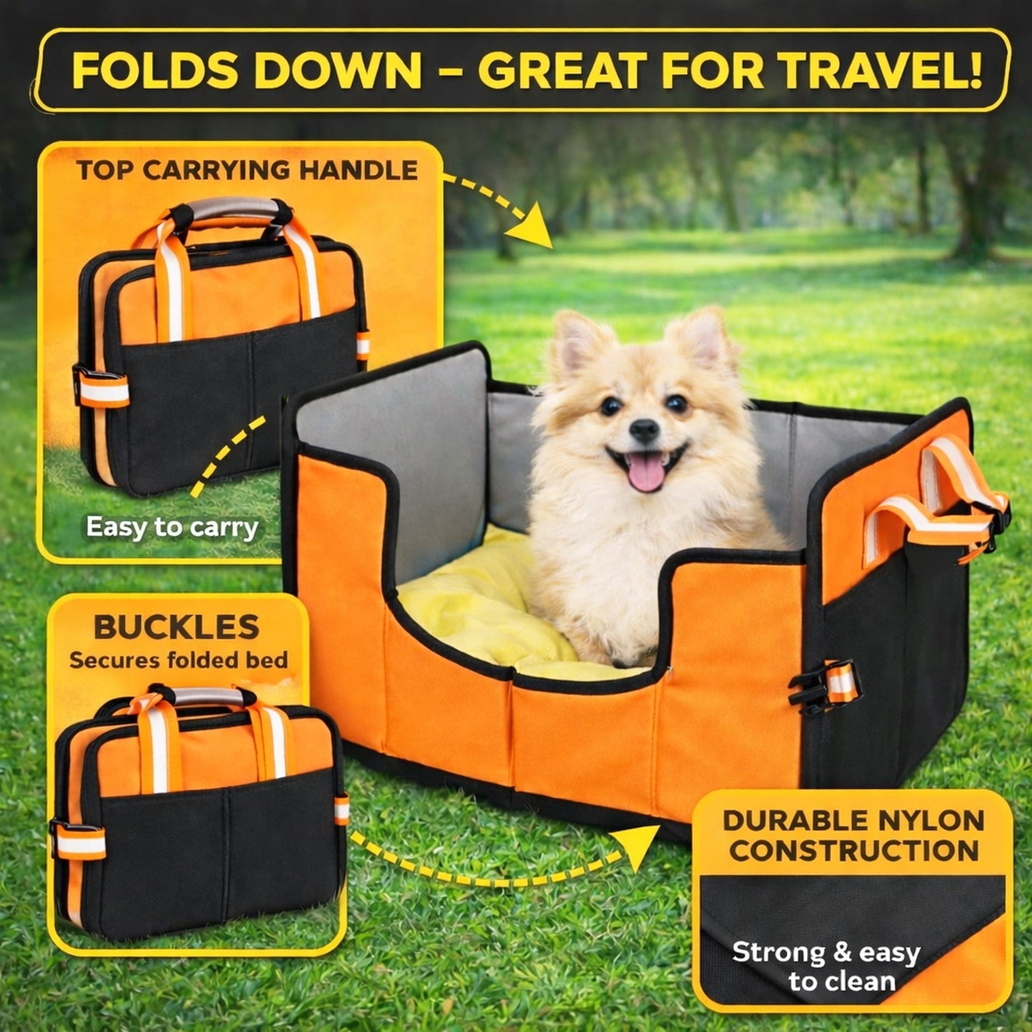 Travel Cat and Dog Bed