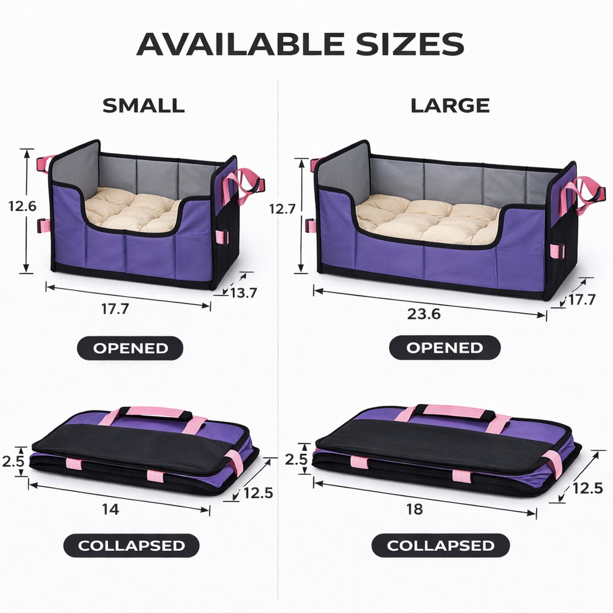 Travel Cat and Dog Bed