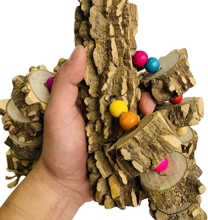 Large Parrot Toy Wood Chew