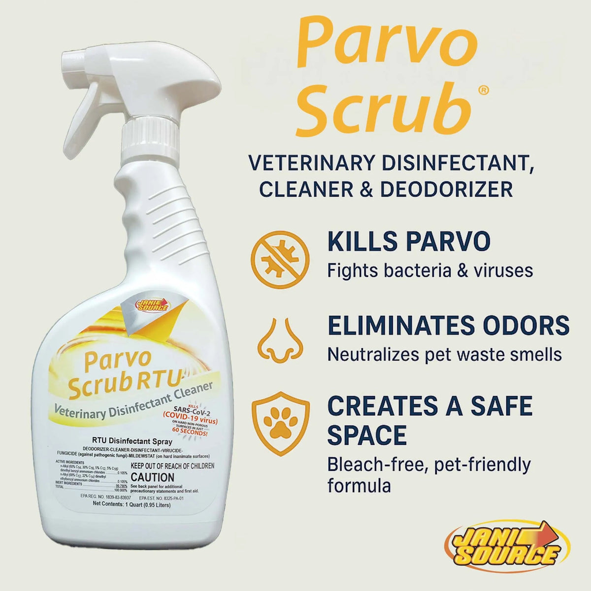 Kennel Disinfectant, Cleaner, & Deodorizer