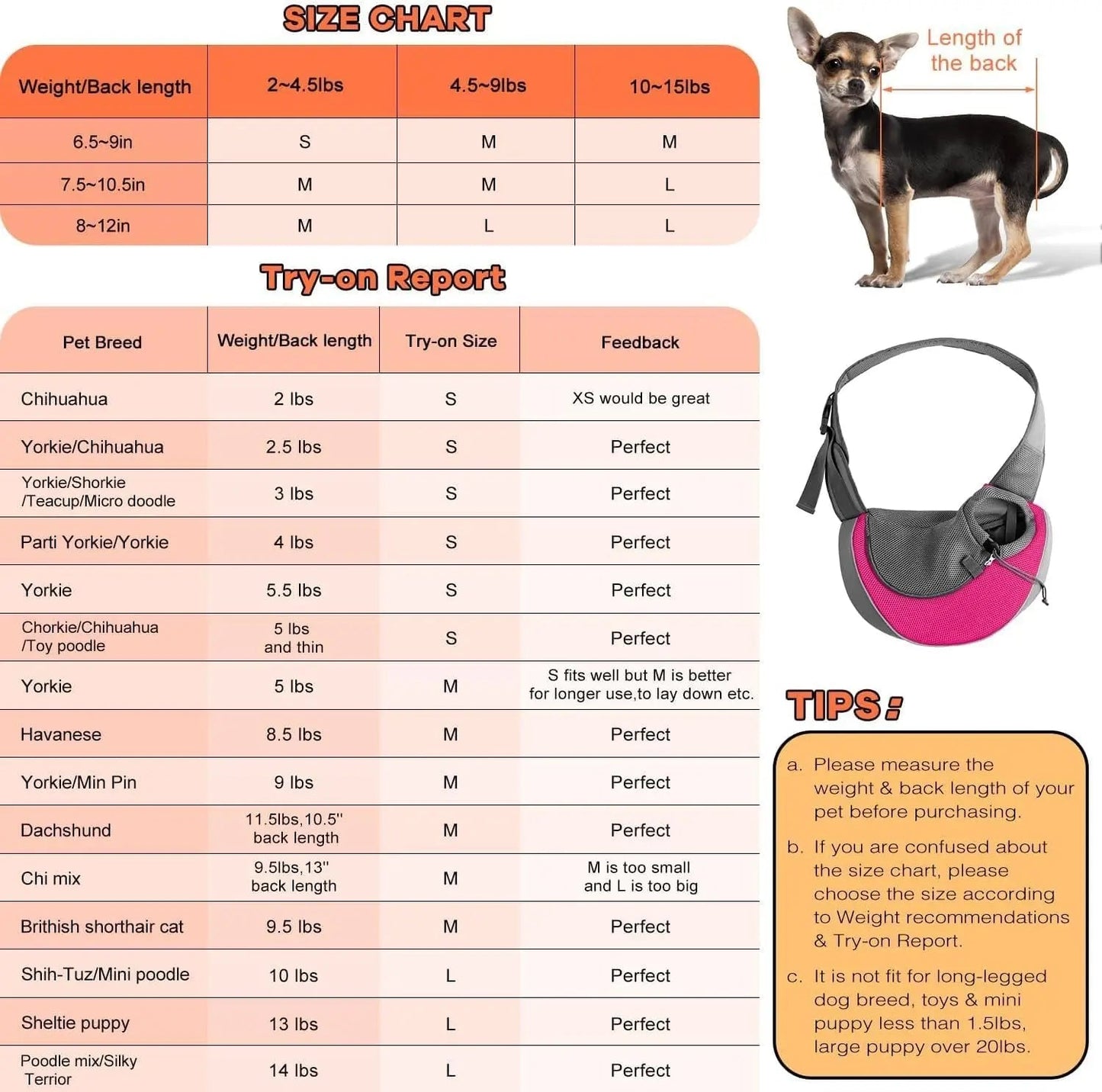 Pet Sling Carrier