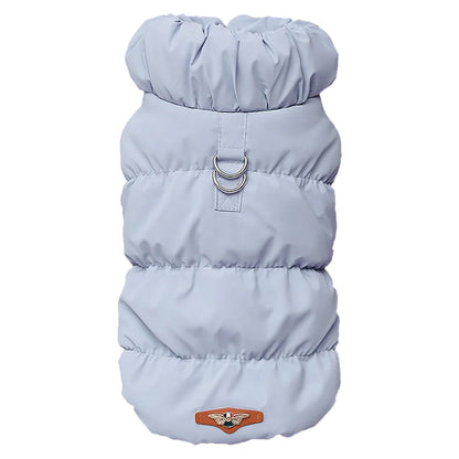 Quilted Puffer Vest for Small Dogs - Built-In D-Ring, High Turtleneck, Cotton-Lined Polyester Shell, S–XL, 7 Colors, $20.99