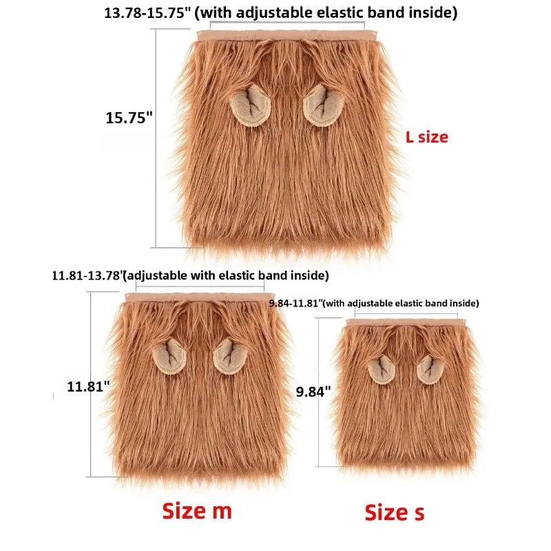 Dog Lion Mane Costume