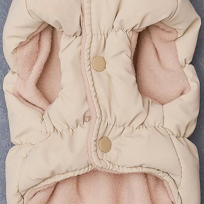 Quilted Puffer Vest for Small Dogs - Built-In D-Ring, High Turtleneck, Cotton-Lined Polyester Shell, S–XL, 7 Colors, $20.99