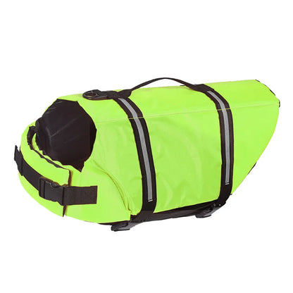 SnugglePet Dog Life Jacket - High-Density Foam, Reflective Strips, Rescue Handle, Ripstop Shell, XXS–XL, 4 Colors