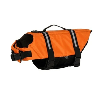 SnugglePet Dog Life Jacket - High-Density Foam, Reflective Strips, Rescue Handle, Ripstop Shell, XXS–XL, 4 Colors