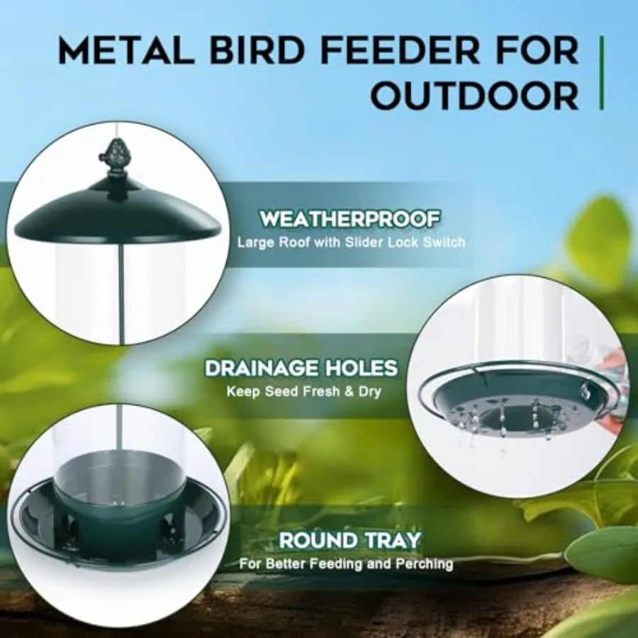 Metal Bird Feeders