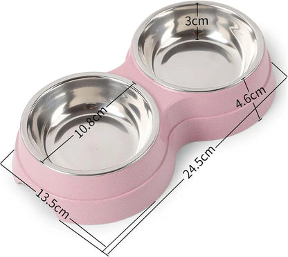 Double Pet Bowls