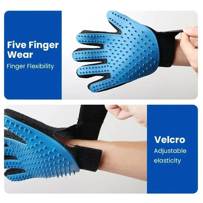 2 In 1 Pet Grooming Glove