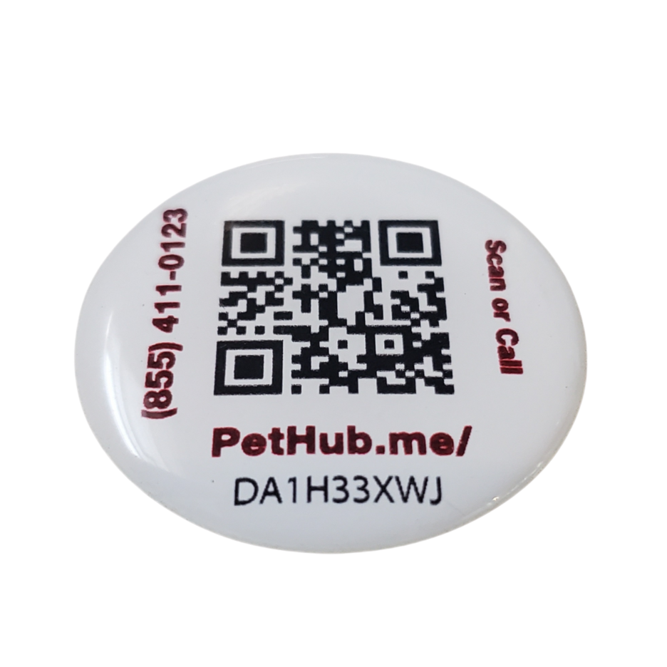 QR Pet ID Sticker