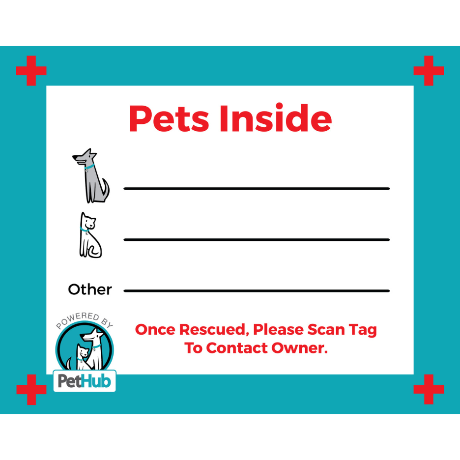 Pet Safety Home Decal