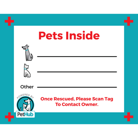 Pet Safety Home Decal