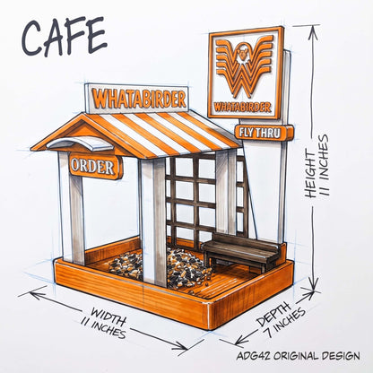 Whatabirder Parody Bird Feeder