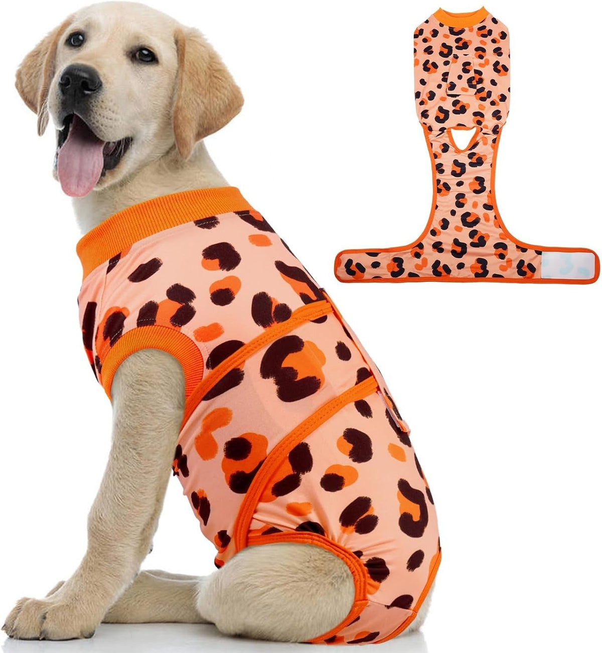 Dog Recovery Suit — Post-Surgery Coverage for Male & Female Dogs, Soft & Stretchy (XS–2XL)